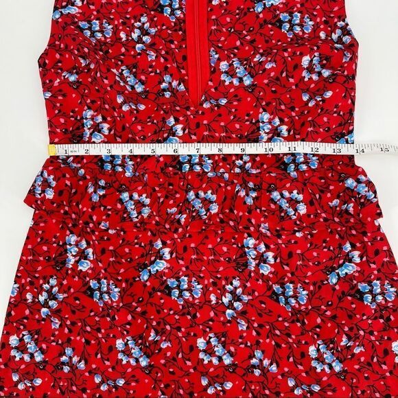 Nightwalker Elsa Mini Dress Floral Peplum small - Picture 8 of 12